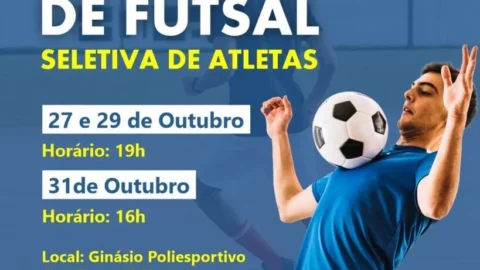Quatis abre seletivas para formar equipe que disputará a Copa Rio Sul de Futsal 2027