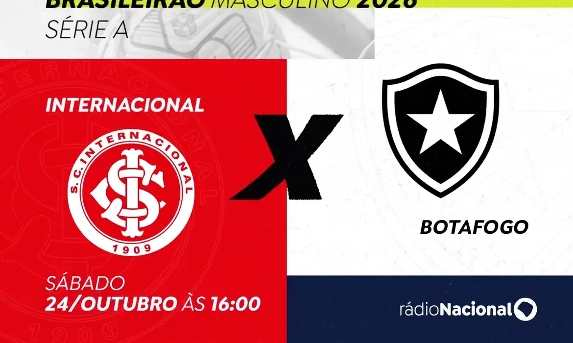 Rádio Nacional transmite neste sábado Internacional x Botafogo