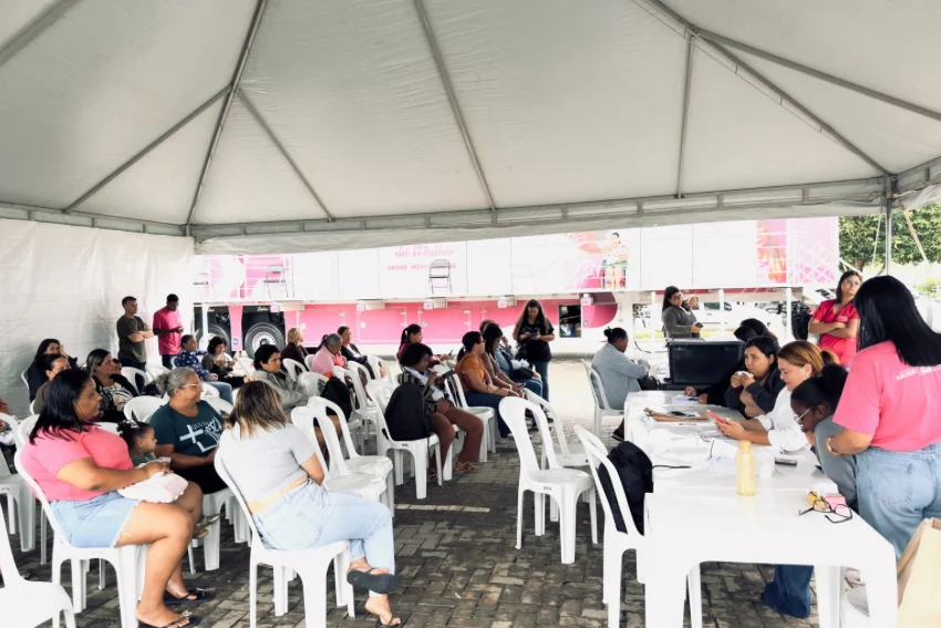 Segunda passagem da Carreta da Mulher tem quase 600 atendimentos e amplia acesso à saúde da mulher em SFI