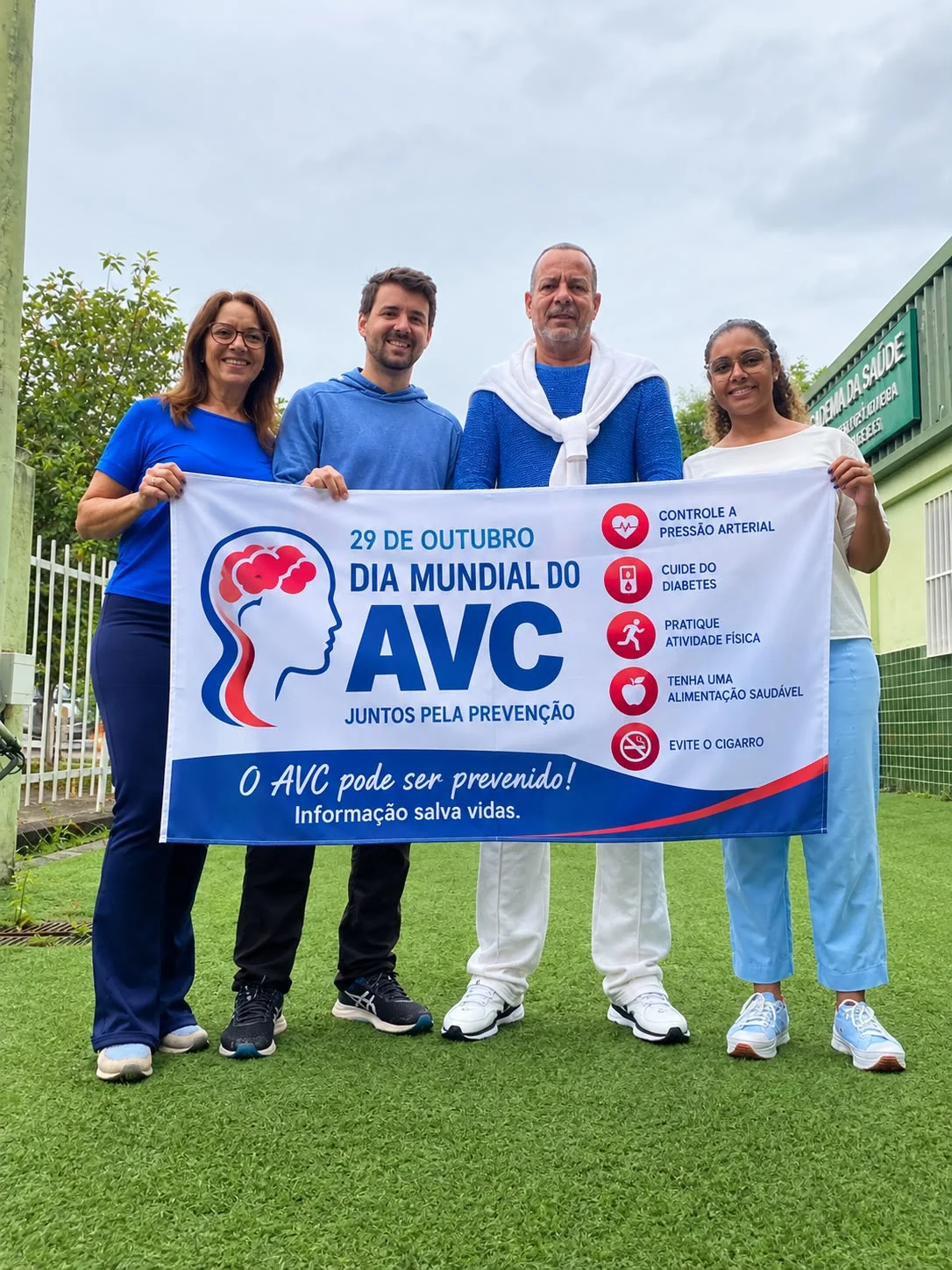 Unidades de saúde de Volta Redonda promovem ações pelo Dia Mundial do AVC